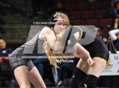 Thumbnail 2 in CIF State Girls Wrestling Championships (Consolation RD1) photogallery.