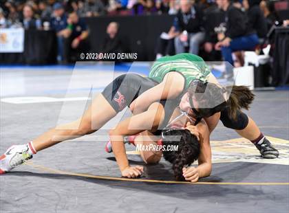 Thumbnail 3 in CIF State Girls Wrestling Championships (Consolation RD1) photogallery.