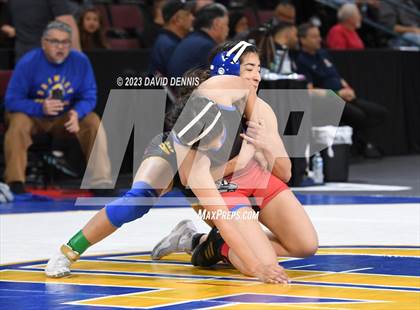 Thumbnail 3 in CIF State Girls Wrestling Championships (Consolation RD1) photogallery.
