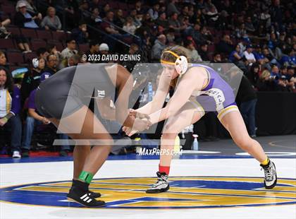 Thumbnail 2 in CIF State Girls Wrestling Championships (Consolation RD1) photogallery.