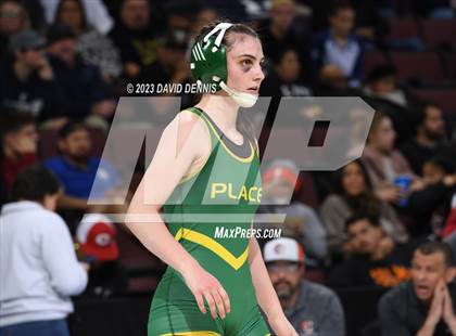 Thumbnail 3 in CIF State Girls Wrestling Championships (Consolation RD1) photogallery.