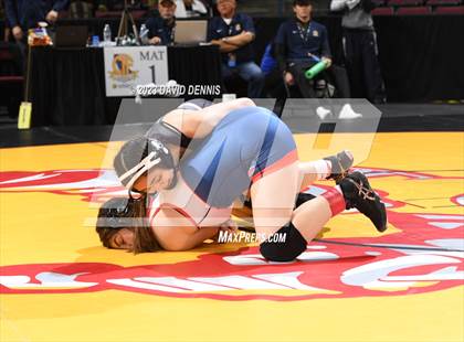 Thumbnail 1 in CIF State Girls Wrestling Championships (Consolation RD1) photogallery.