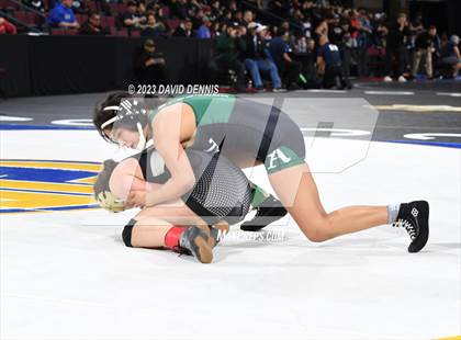 Thumbnail 1 in CIF State Girls Wrestling Championships (Consolation RD1) photogallery.