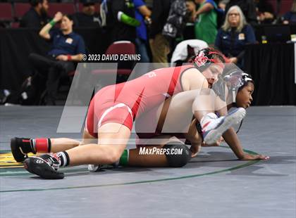 Thumbnail 1 in CIF State Girls Wrestling Championships (Consolation RD1) photogallery.