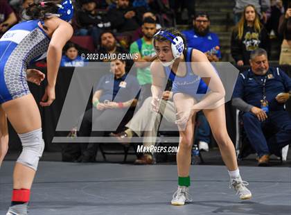 Thumbnail 3 in CIF State Girls Wrestling Championships (Consolation RD1) photogallery.