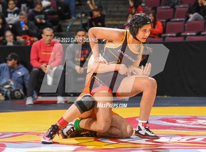 Thumbnail 3 in CIF State Girls Wrestling Championships (Consolation RD1) photogallery.