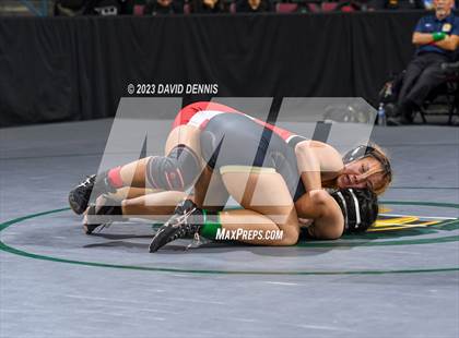 Thumbnail 1 in CIF State Girls Wrestling Championships (Consolation RD1) photogallery.