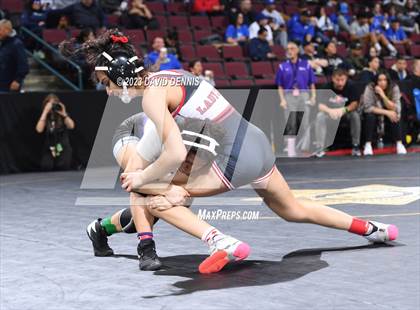 Thumbnail 2 in CIF State Girls Wrestling Championships (Consolation RD1) photogallery.