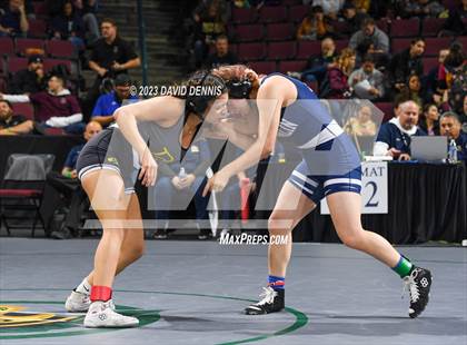 Thumbnail 2 in CIF State Girls Wrestling Championships (Consolation RD1) photogallery.
