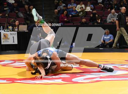 Thumbnail 2 in CIF State Girls Wrestling Championships (Consolation RD1) photogallery.