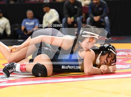 Thumbnail 2 in CIF State Girls Wrestling Championships (Consolation RD1) photogallery.