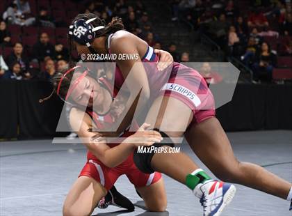 Thumbnail 1 in CIF State Girls Wrestling Championships (Consolation RD1) photogallery.