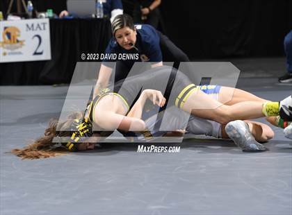 Thumbnail 2 in CIF State Girls Wrestling Championships (Consolation RD1) photogallery.