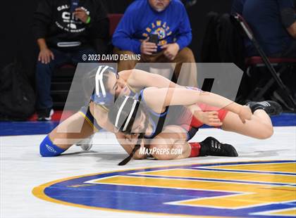 Thumbnail 1 in CIF State Girls Wrestling Championships (Consolation RD1) photogallery.