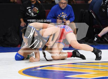 Thumbnail 3 in CIF State Girls Wrestling Championships (Consolation RD1) photogallery.