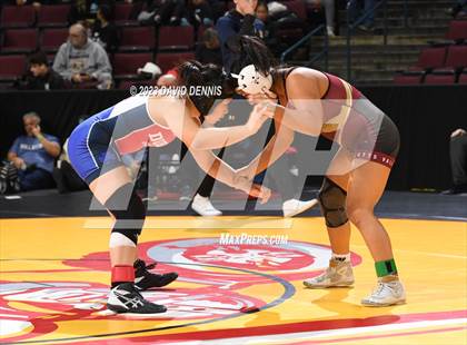 Thumbnail 2 in CIF State Girls Wrestling Championships (Consolation RD1) photogallery.