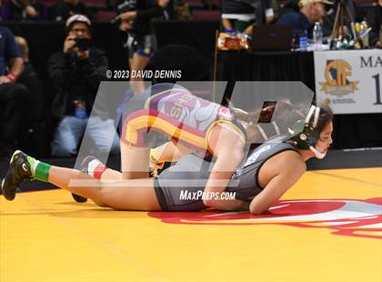 Thumbnail 3 in CIF State Girls Wrestling Championships (Consolation RD1) photogallery.