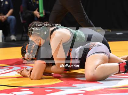 Thumbnail 2 in CIF State Girls Wrestling Championships (Consolation RD1) photogallery.