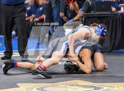 Thumbnail 2 in CIF State Girls Wrestling Championships (Consolation RD1) photogallery.