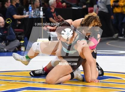 Thumbnail 3 in CIF State Girls Wrestling Championships (Consolation RD1) photogallery.