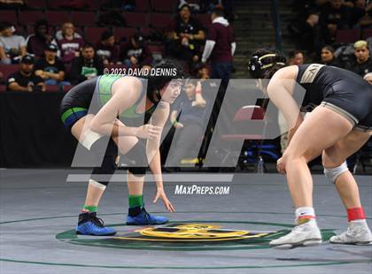 Thumbnail 2 in CIF State Girls Wrestling Championships (Consolation RD1) photogallery.