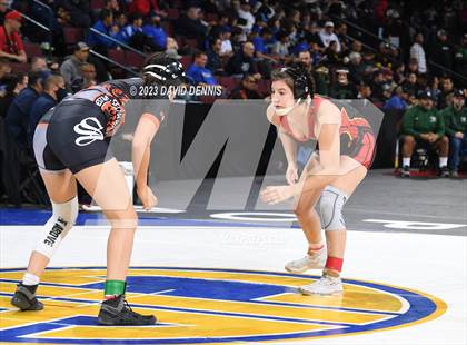 Thumbnail 1 in CIF State Girls Wrestling Championships (Consolation RD1) photogallery.