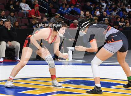 Thumbnail 2 in CIF State Girls Wrestling Championships (Consolation RD1) photogallery.