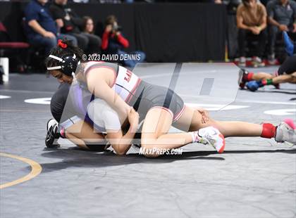 Thumbnail 2 in CIF State Girls Wrestling Championships (Consolation RD1) photogallery.