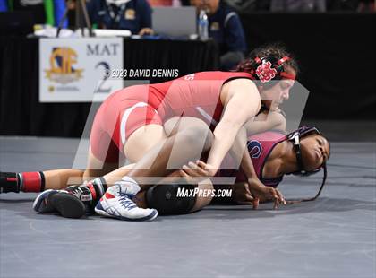 Thumbnail 1 in CIF State Girls Wrestling Championships (Consolation RD1) photogallery.