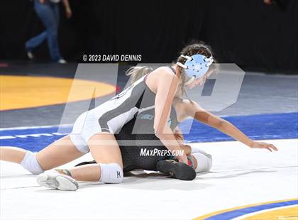 Thumbnail 1 in CIF State Girls Wrestling Championships (Consolation RD1) photogallery.