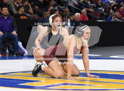 Thumbnail 2 in CIF State Girls Wrestling Championships (Consolation RD1) photogallery.