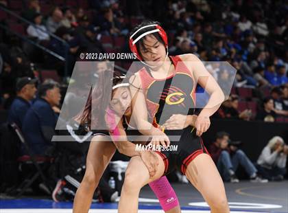 Thumbnail 1 in CIF State Girls Wrestling Championships (Consolation RD1) photogallery.