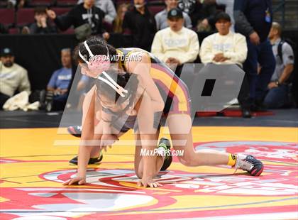 Thumbnail 1 in CIF State Girls Wrestling Championships (Consolation RD1) photogallery.