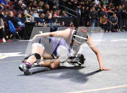 Thumbnail 2 in CIF State Girls Wrestling Championships (Consolation RD1) photogallery.