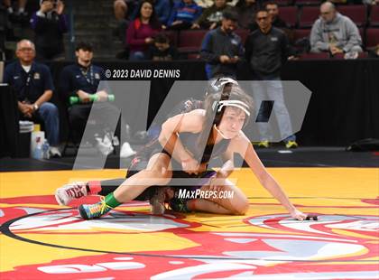 Thumbnail 3 in CIF State Girls Wrestling Championships (Consolation RD1) photogallery.