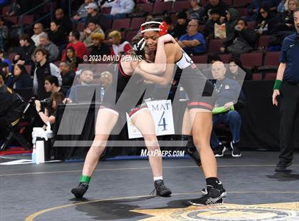Thumbnail 3 in CIF State Girls Wrestling Championships (Consolation RD1) photogallery.
