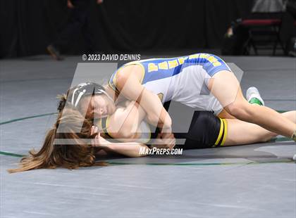Thumbnail 3 in CIF State Girls Wrestling Championships (Consolation RD1) photogallery.