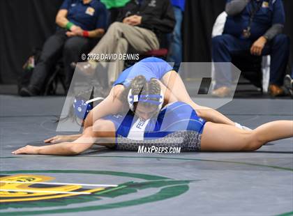 Thumbnail 1 in CIF State Girls Wrestling Championships (Consolation RD1) photogallery.