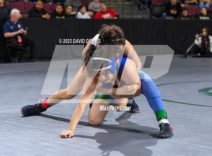 Thumbnail 3 in CIF State Girls Wrestling Championships (Consolation RD1) photogallery.