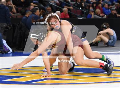 Thumbnail 2 in CIF State Girls Wrestling Championships (Consolation RD1) photogallery.