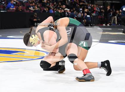 Thumbnail 3 in CIF State Girls Wrestling Championships (Consolation RD1) photogallery.