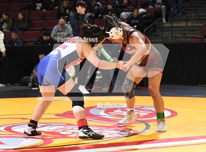 Thumbnail 1 in CIF State Girls Wrestling Championships (Consolation RD1) photogallery.