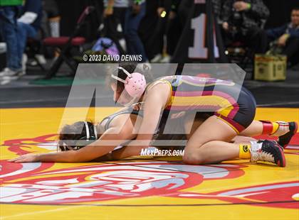 Thumbnail 2 in CIF State Girls Wrestling Championships (Consolation RD1) photogallery.