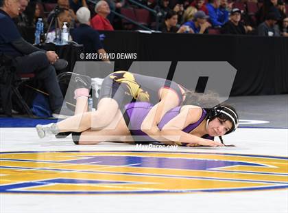Thumbnail 3 in CIF State Girls Wrestling Championships (Consolation RD1) photogallery.
