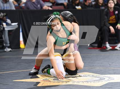 Thumbnail 2 in CIF State Girls Wrestling Championships (Consolation RD1) photogallery.
