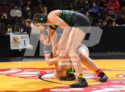 Thumbnail 3 in CIF State Girls Wrestling Championships (Consolation RD1) photogallery.
