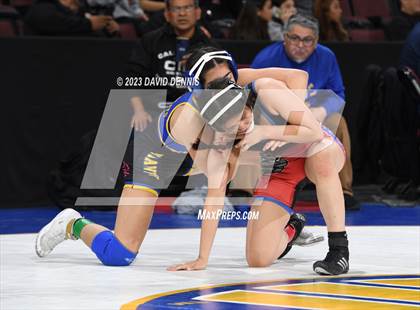 Thumbnail 1 in CIF State Girls Wrestling Championships (Consolation RD1) photogallery.