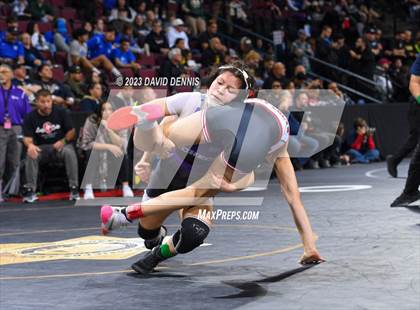 Thumbnail 3 in CIF State Girls Wrestling Championships (Consolation RD1) photogallery.