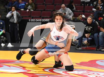 Thumbnail 1 in CIF State Girls Wrestling Championships (Consolation RD1) photogallery.