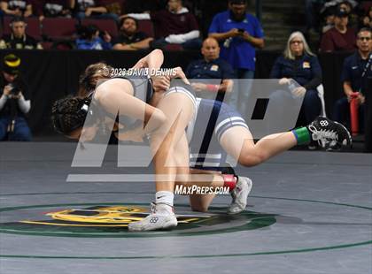 Thumbnail 2 in CIF State Girls Wrestling Championships (Consolation RD1) photogallery.